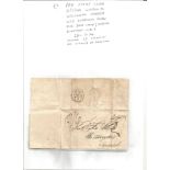 Postal History. Pre stamp cover 16/7/1819 London to Wellington Somerset. Good Condition. We