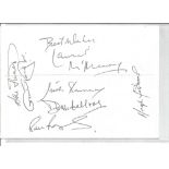 Multi signed Dawn cover, Signed by 18 including Joe Fagan, Bob Paisley, Emlyn Hughes, Phil Thompson,