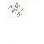 Billy Boyd signed white card with 10x8 colour photo. Good Condition. All signed pieces come with a