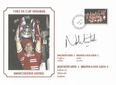 Norman Whiteside Signed Manchester United 1983 Fa Cup Winners Commemorative Cover . Good