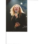 Mick Hucknall signed 8x6 colour photo. Good Condition. All signed pieces come with a Certificate