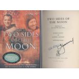 Astronaut Dave Scott and Alexei Leonov Two Sides of the Moon. Very scarce double signed hardback