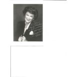 Barbara Hale signed 7x5 black and white photo. Dedicated. Good Condition. All signed pieces come