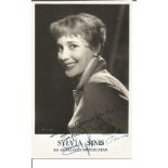 Sylvia Syms signed 6x4 black and white photo. Good Condition. All signed pieces come with a