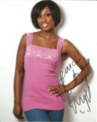 Beverley Knight signed 10 x 8 colour Music Promo Portrait Photo, from in person collection