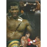 Boxing Carl Thompson signed 12x8 colour montage photo. Adrian Carl Thompson (born 26 May 1964) is