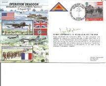 Flt. Lt. Les R. Colquhoun and Lt. Cdr. Percy Gillett DM signed flown World War Two cover . JS 50/
