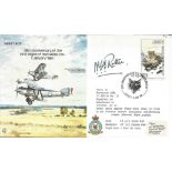 Air Vice Marshal N C S Rutter signed RAF B15 Fairey Fox cover. Commemorates the 59th Anniversary