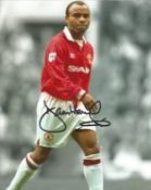 Football Danny Wallace 10x8 signed colour photo pictured in action for Manchester United. Good