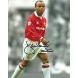 Football Danny Wallace 10x8 signed colour photo pictured in action for Manchester United. Good