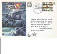 Duncan Simpson signed RAFES SC26. Armee Secrete, Louvain - Leuven. British Forces 40th Anniversary