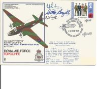 WW2 Escapers multisigned cover. RAFM SC26. Royal Air Force Topcliffe - 55th Anniversary of the