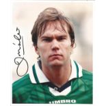 Football Jason McAteer signed 10x8 colour photo pictured while on Republic of Ireland duty. Good