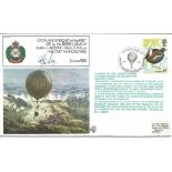 First Use by the British Army of Man-Carrying Balloons on Military Manoeuvres official signed
