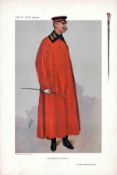 2X Army Vanity Fair prints Lt Colonel Anstruther Thomson Commanding 2nd Life Guards and Colonel