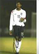 Football Jordan Spence 12x8 signed colour photo pictured playing for Englands Under 21s. Good