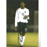 Football Jordan Spence 12x8 signed colour photo pictured playing for Englands Under 21s. Good