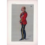 3X Army Vanity Fair prints Our Soldier Prince dated 02. 08. 1890 Aldershot Cavalry dated 22. 07.