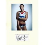 Athletics Jessica Ennis Hill 16x12 mounted signature piece includes fantastic colour photo and