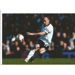 Football Danny Murphy 8x12 signed colour photo pictured in action for Fulham. Good Condition. All