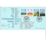 1983 Commonwealth Institute official FDC Ag Bradbury with BFPS1799 postmark. Flown by Hercules and