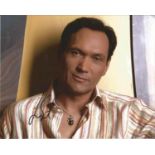 Jimmy Smits signed 10 x 8 colour Photoshoot Landscape Photo, from in person collection autographed