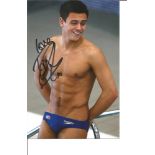 Diving Tom Daley signed 6x4 colour photo Thomas Robert Daley (born 21 May 1994)[2] is an English