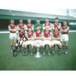 Football John Connelly 10x8 signed colour photo pictured in Burnley league champions team photo.