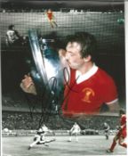 Football Alan Kennedy 10x8 colour enhanced montage photo pictured in action for Liverpool F. C. Good