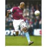 Football Brian Deane 10x8 signed colour photo pictured in action for West Ham United. Good