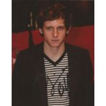 Jamie Bell signed 10 x 8 colour Photoshoot Portrait Photo, from in person collection autographed