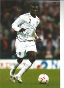 Football Micah Richards 12x8 signed colour photo pictured in action for England. Good Condition. All