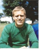 Football Gordon West 10x8 signed colour photo pictured during his time with Everton. F. C. Good