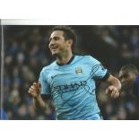 Football Frank Lampard 8x12 signed colour photo pictured while playing for Manchester City. Good