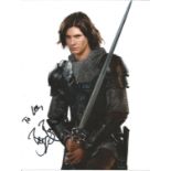 Ben Barnes signed 10 x 8 colour Narnia Prince Caspian Portrait Photo, from in person collection