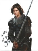 Ben Barnes signed 10 x 8 colour Narnia Prince Caspian Portrait Photo, from in person collection