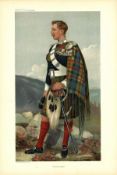 Tulli Bardine Scottish Horse Vanity Fair print. Dated 23. 03. 1905. Good Condition. We combine