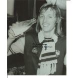 Football Alan Taylor signed 10x8 black and white photo pictured after the 1975 FA Cup Final a game