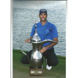 Golf Alvaro Quiros signed 12x8 colour photo. Spanish professional golfer and regarded as one of