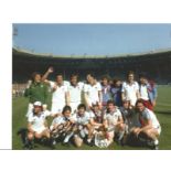 Football Stuart Pearson 10x8 signed colour photo pictured after West Ham United winning the 1980