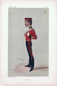 2X Army Vanity Fair prints Croppy dated 09. 07. 1881 and The Mite dated 19. 12. 1885. Good