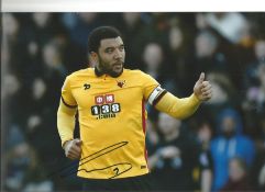 Football Troy Deeney 8x12 signed colour photo pictured in action for Watford. Good Condition. All