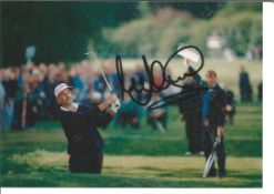 Golf Mark James signed 7x5 colour photo. Mark Hugh James (born 28 October 1953) is an English
