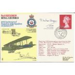 ACM Sir Ronald Ivelaw-Chapman signed No 10 Sqn cover commemorating the 60th Anniversary of Formation