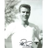 Football Peter Swan signed 10x8 black and white photo pictured while on England duty. Good