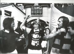 Football Alan Taylor signed 12x8 black and white photo pictured after the 1975 FA Cup Final a game
