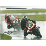 Motor Racing Neil Hodgson 8x12 signed colour photo. Neil Stuart Hodgson (born 20 November 1973 in