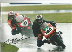 Motor Racing Neil Hodgson 8x12 signed colour photo. Neil Stuart Hodgson (born 20 November 1973 in