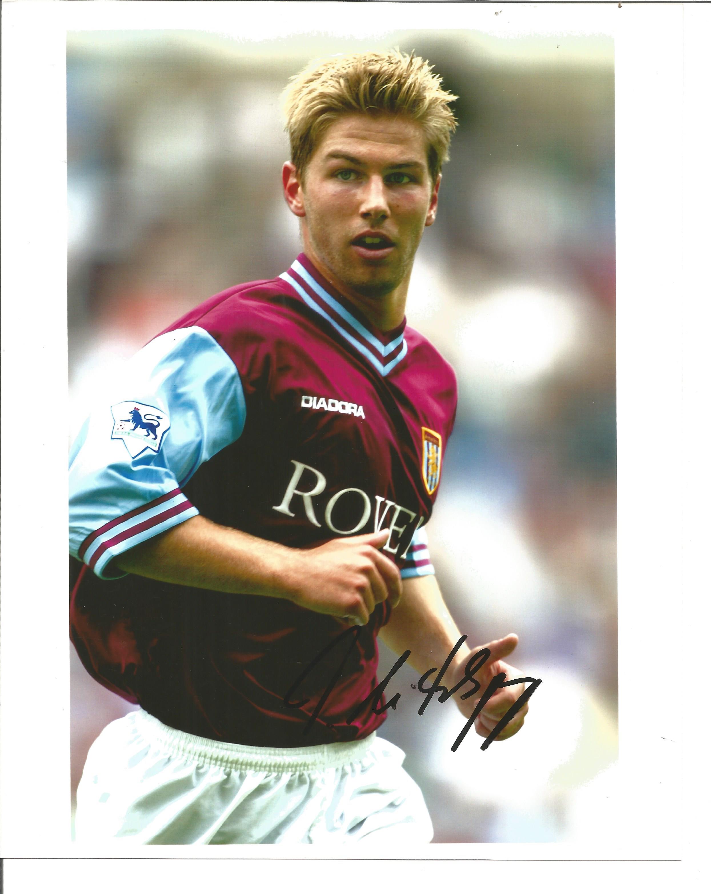 Football Thomas Hitzlsperger 10x8 signed colour photo pictured in action for Aston Villa. Good