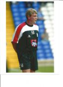 Football Steve Bruce 10x8 signed colour photo pictured while manager of Birmingham City. Good